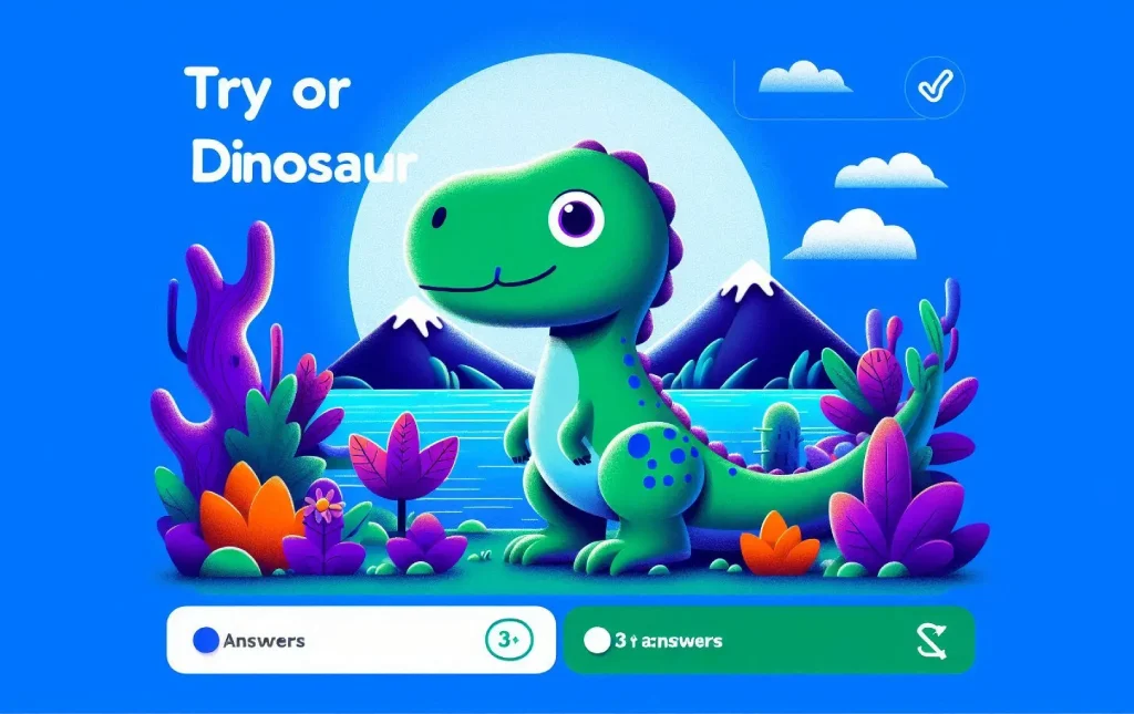 Try our Bing Dinosaur Quiz inspired by the playful style of the bing homepage quiz. Explore 8 exciting dinosaur questions with 3 answers each in this engaging animals-themed trivia — perfect for anyone who loves fun, educational dino challenges.